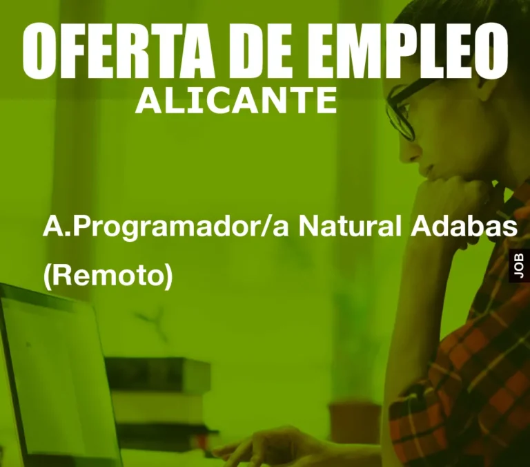 A.Programador/a Natural Adabas (Remoto)