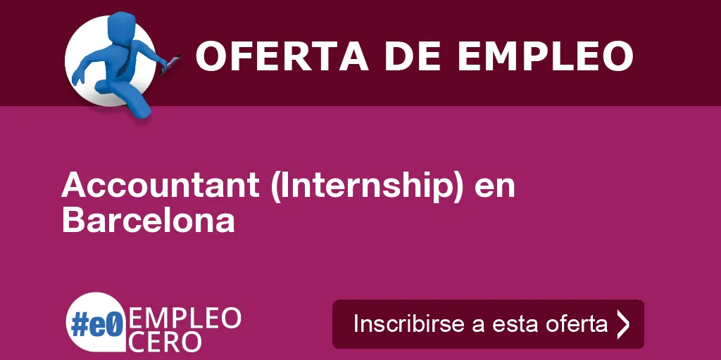 Accountant (Internship) en Barcelona