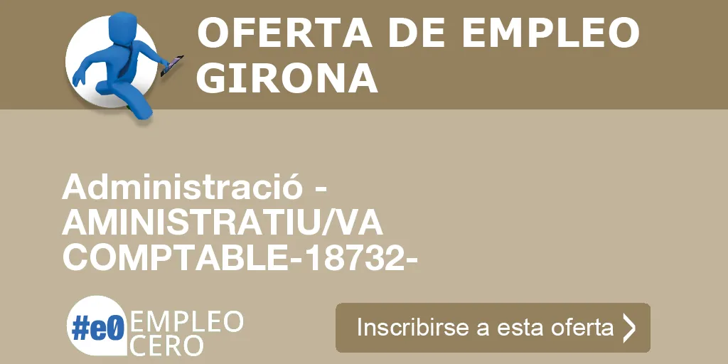 Administració - AMINISTRATIU/VA COMPTABLE-18732-