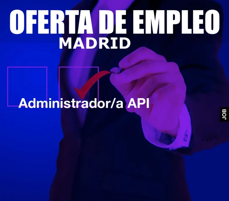 Administrador/a API