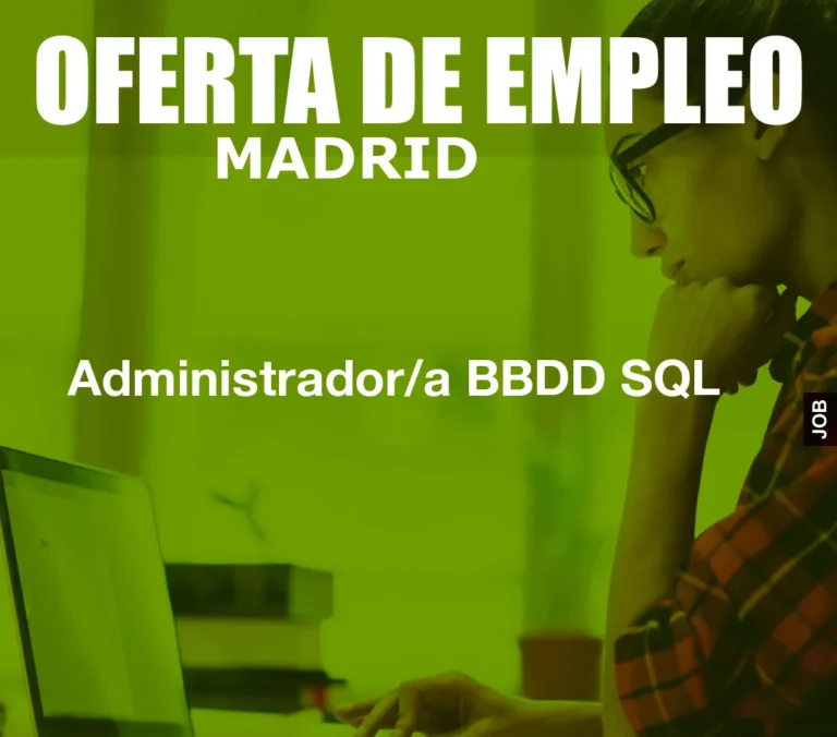 Administrador/a BBDD SQL