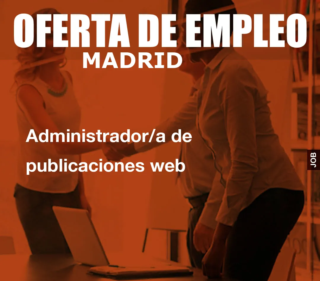 Administrador/a de publicaciones web