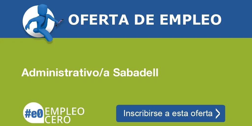 Administrativo/a Sabadell