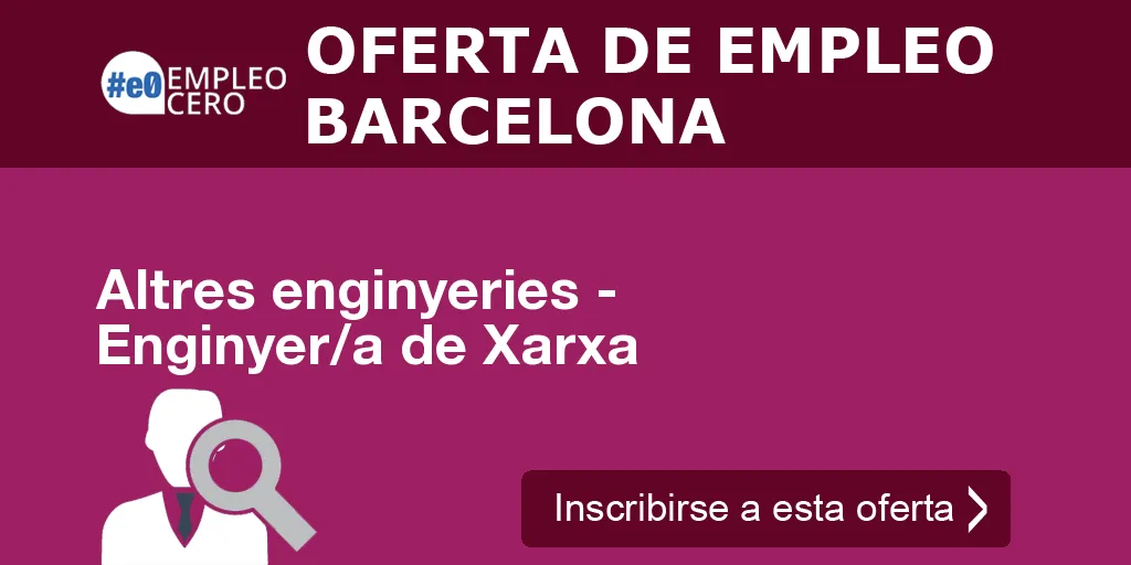 Altres enginyeries - Enginyer/a de Xarxa