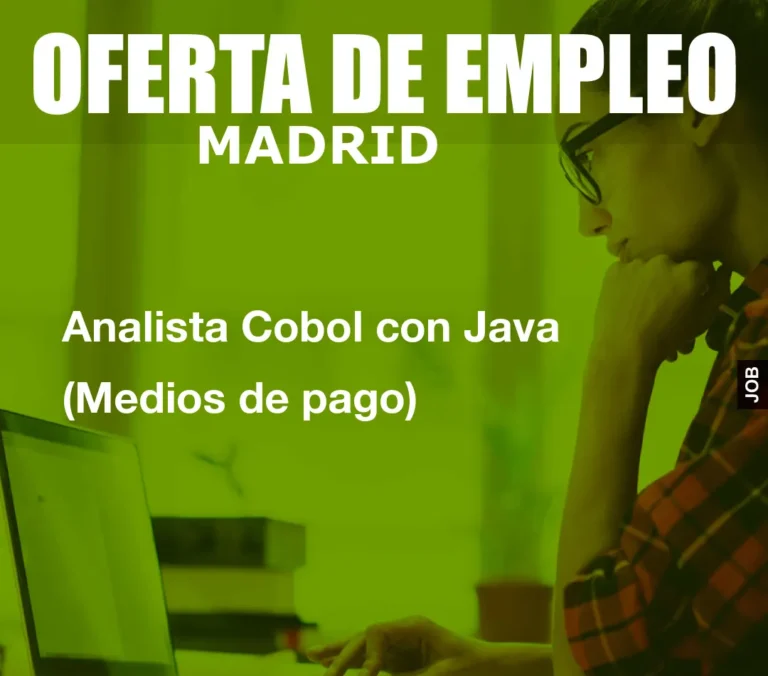 Analista Cobol con Java (Medios de pago)