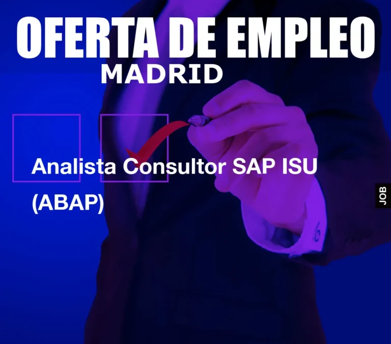 Analista Consultor SAP ISU (ABAP)