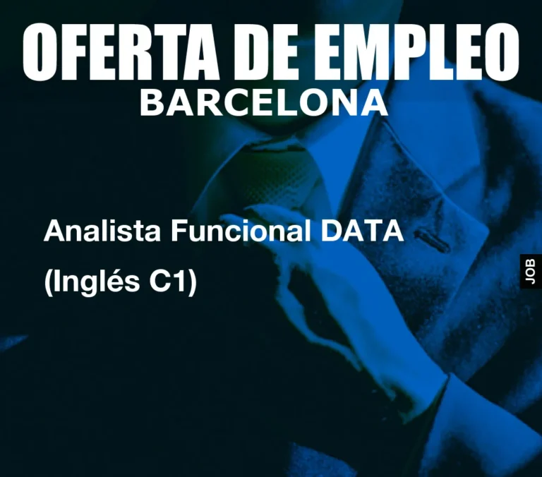 Analista Funcional DATA (Inglés C1)