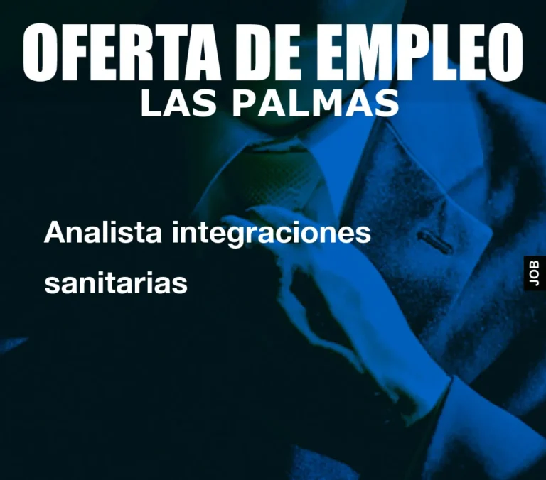 Analista integraciones sanitarias