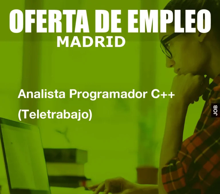 Analista Programador C++ (Teletrabajo)