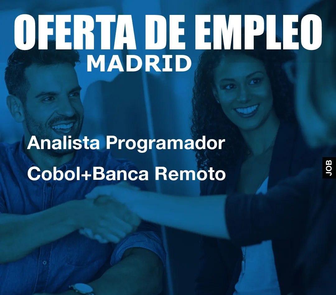 Analista Programador Cobol+Banca Remoto