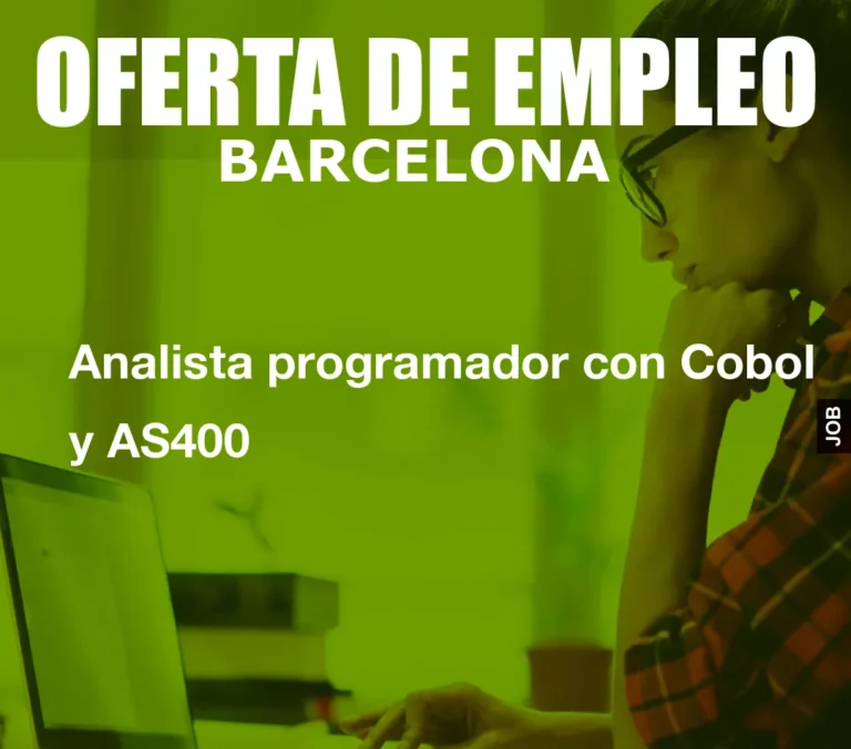 Analista programador con Cobol y AS400