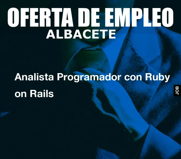 Analista Programador con Ruby on Rails