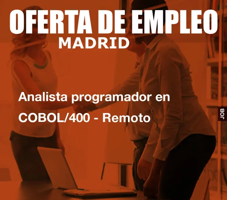 Analista programador en COBOL/400 – Remoto