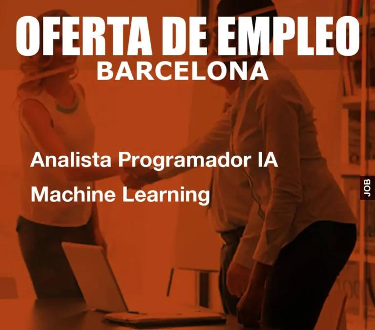 Analista Programador IA Machine Learning