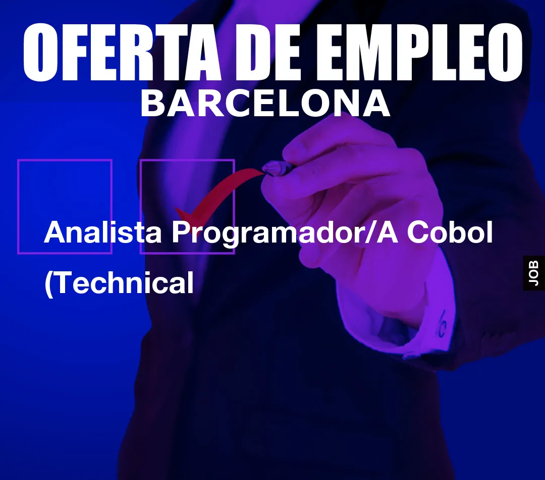 Analista Programador/A Cobol (Technical