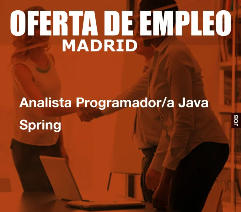 Analista Programador/a Java Spring