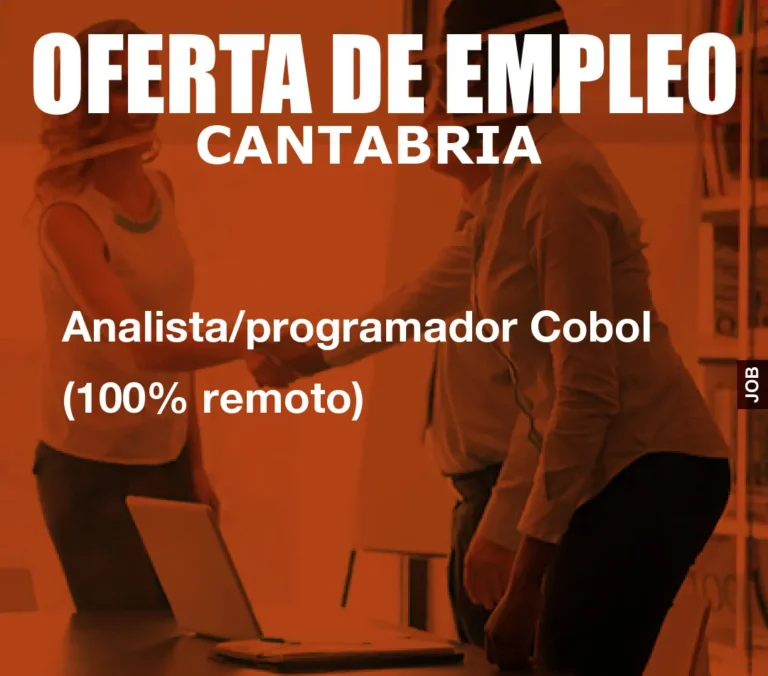 Analista/programador Cobol (100% remoto)