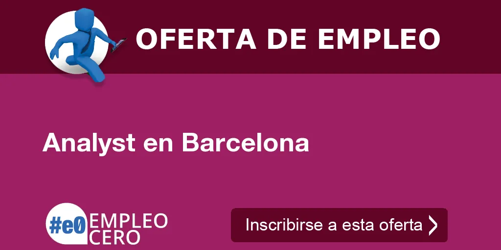 Analyst en Barcelona