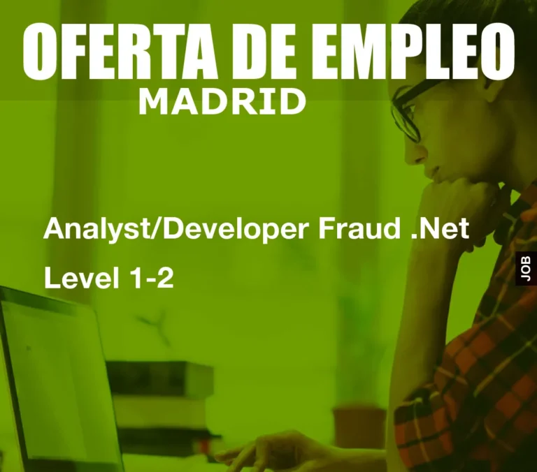 Analyst/Developer Fraud .Net Level 1-2