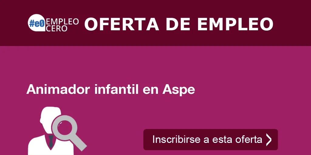 Animador infantil en Aspe