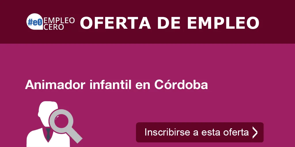 Animador infantil en Córdoba