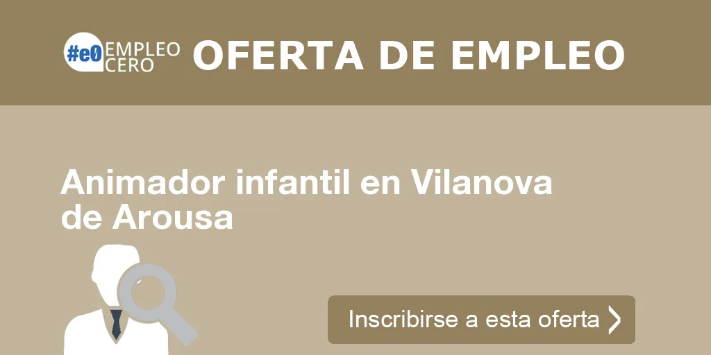 Animador infantil en Vilanova de Arousa