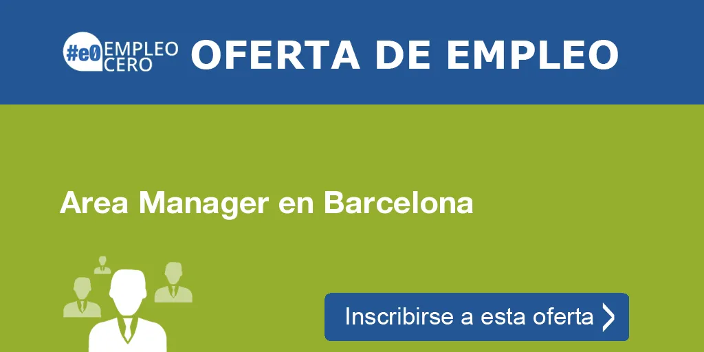 Area Manager en Barcelona