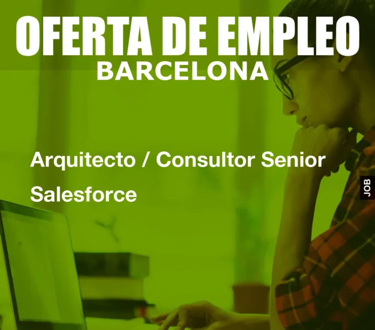 Arquitecto / Consultor Senior Salesforce