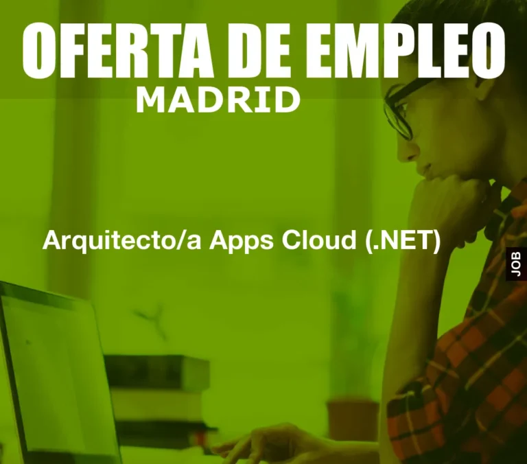 Arquitecto/a Apps Cloud (.NET)