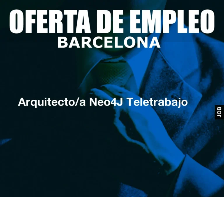 Arquitecto/a Neo4J Teletrabajo