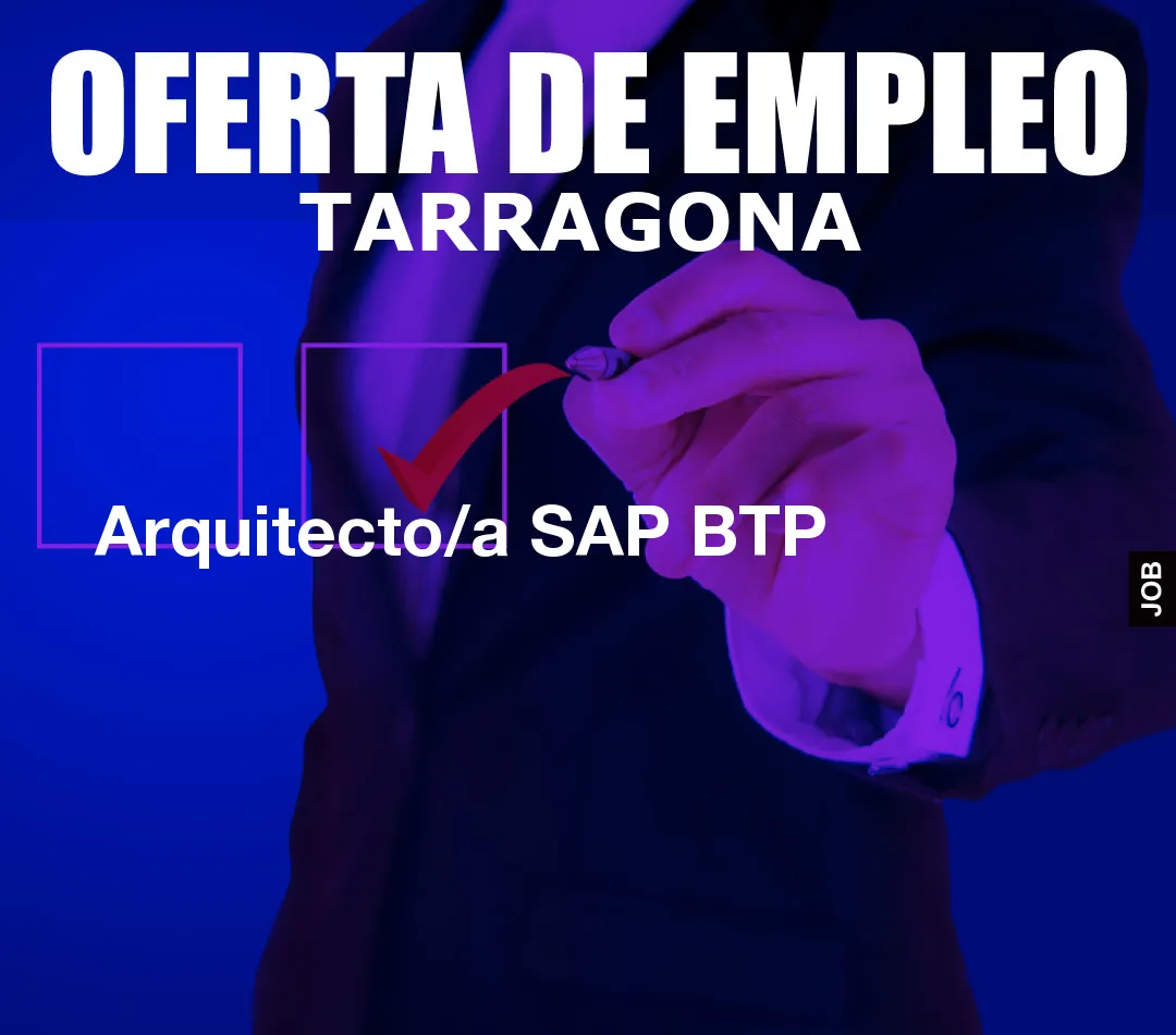 Arquitecto/a SAP BTP