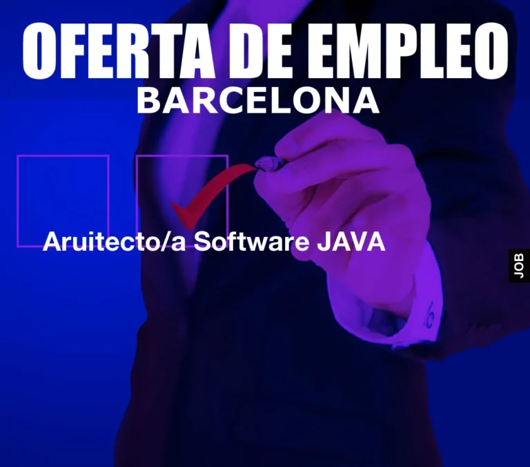 Aruitecto/a Software JAVA