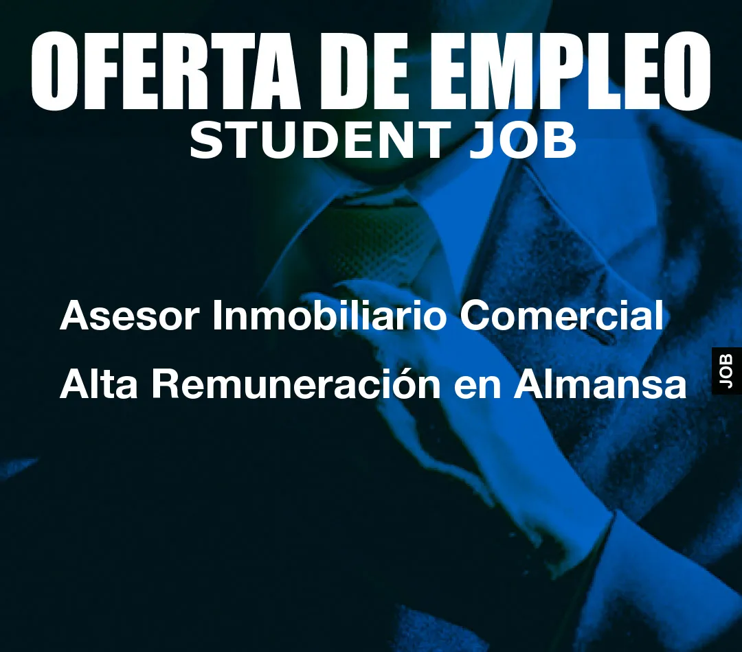 Asesor Inmobiliario Comercial Alta Remuneraci