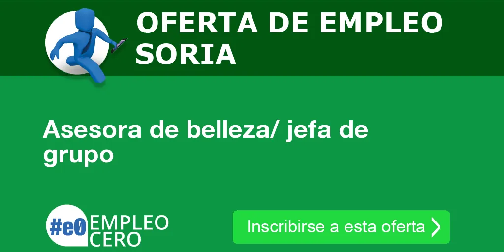 Asesora de belleza/ jefa de grupo