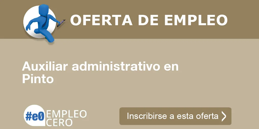 Auxiliar administrativo en Pinto