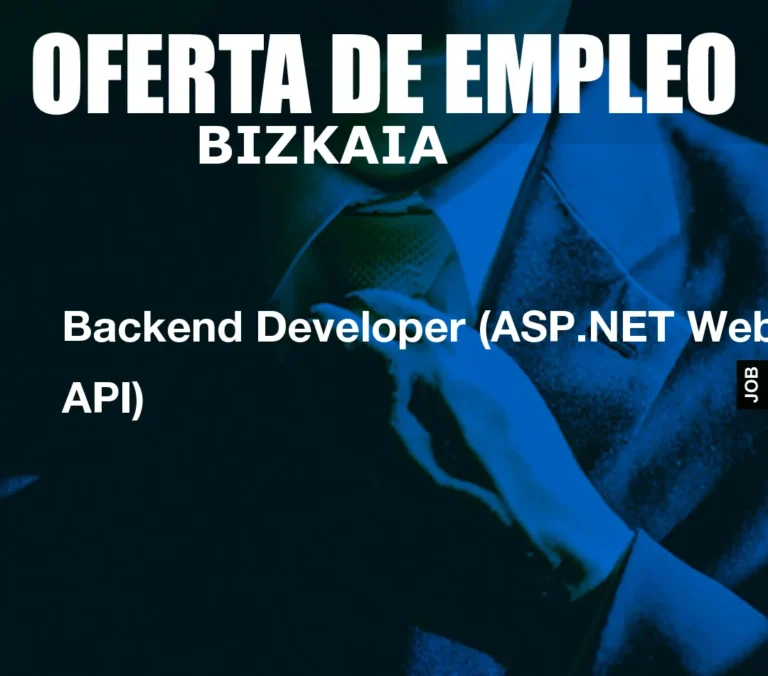 Backend Developer (ASP.NET Web API)