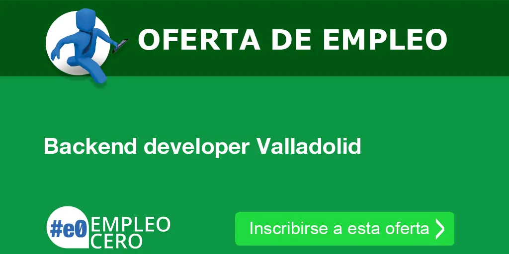 Backend developer Valladolid