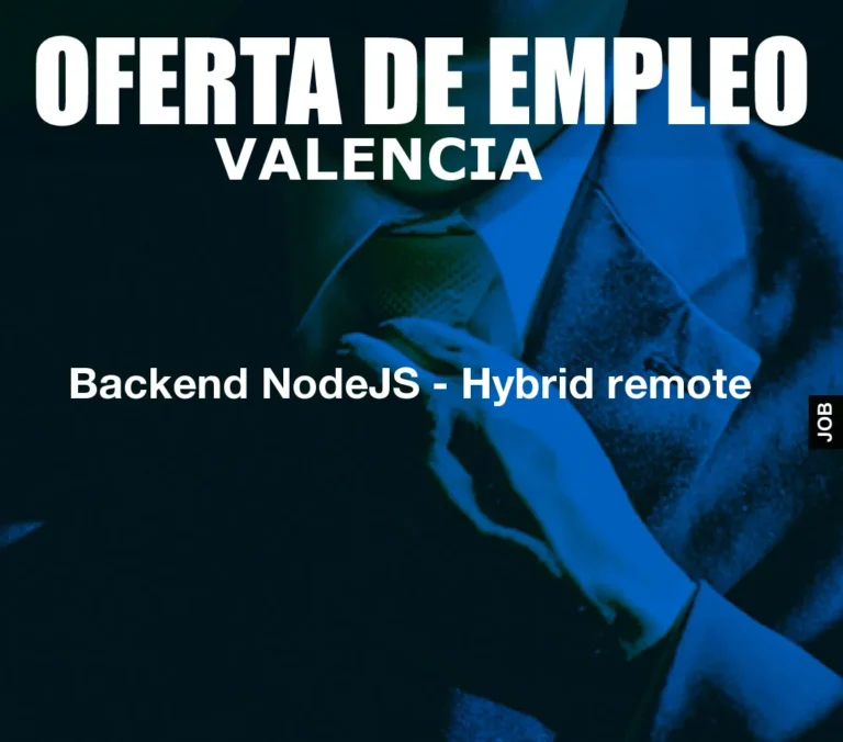 Backend NodeJS – Hybrid remote