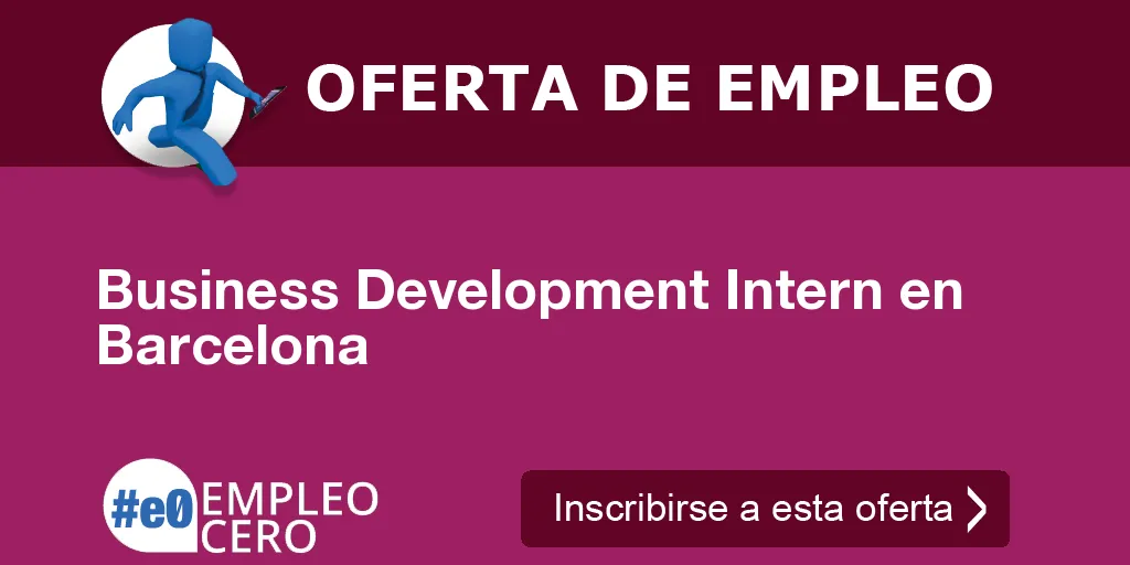 Business Development Intern en Barcelona