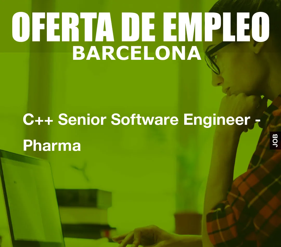 C++ Senior Software Engineer - Pharma