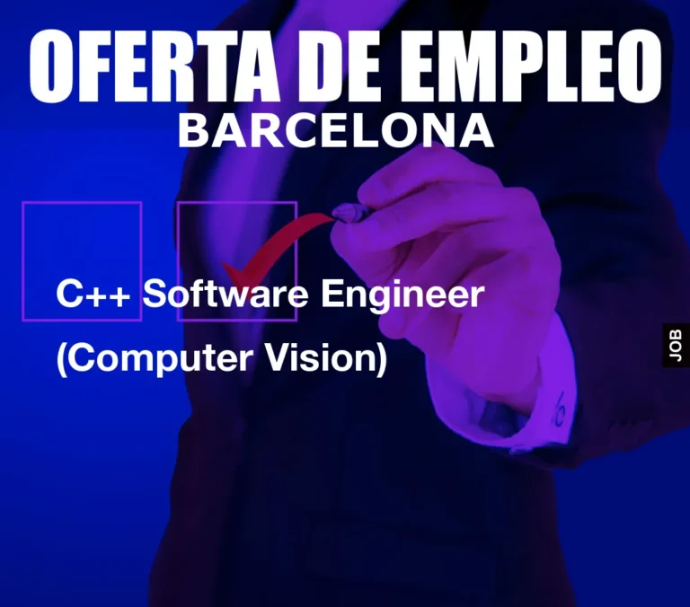 C++ Software Engineer (Computer Vision)