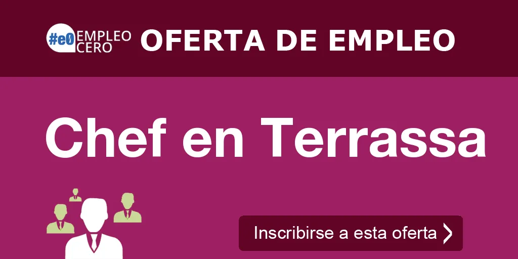 Chef en Terrassa