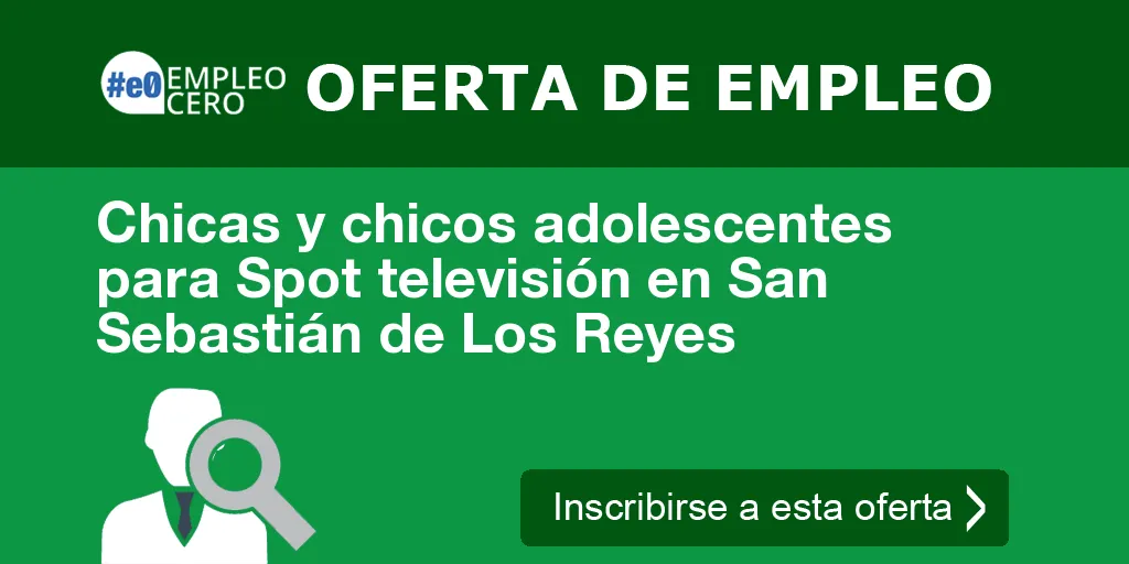 Chicas y chicos adolescentes para Spot televisión en San Sebastián de Los Reyes