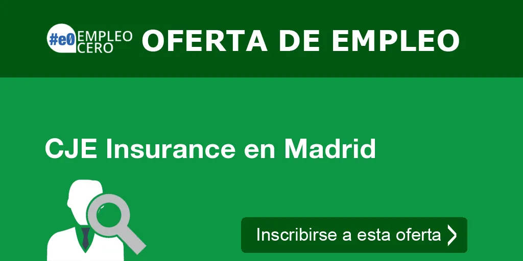 CJE Insurance en Madrid