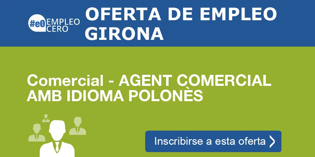 Comercial - AGENT COMERCIAL AMB IDIOMA POLONÈS