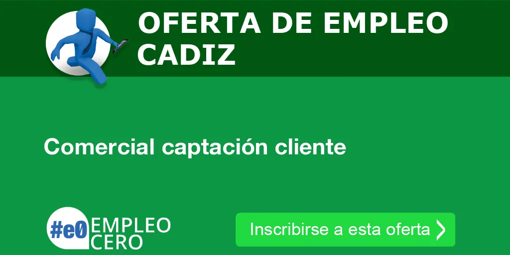 Comercial captación cliente