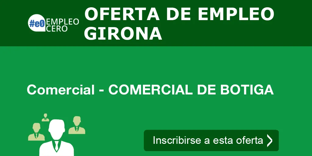 Comercial - COMERCIAL DE BOTIGA