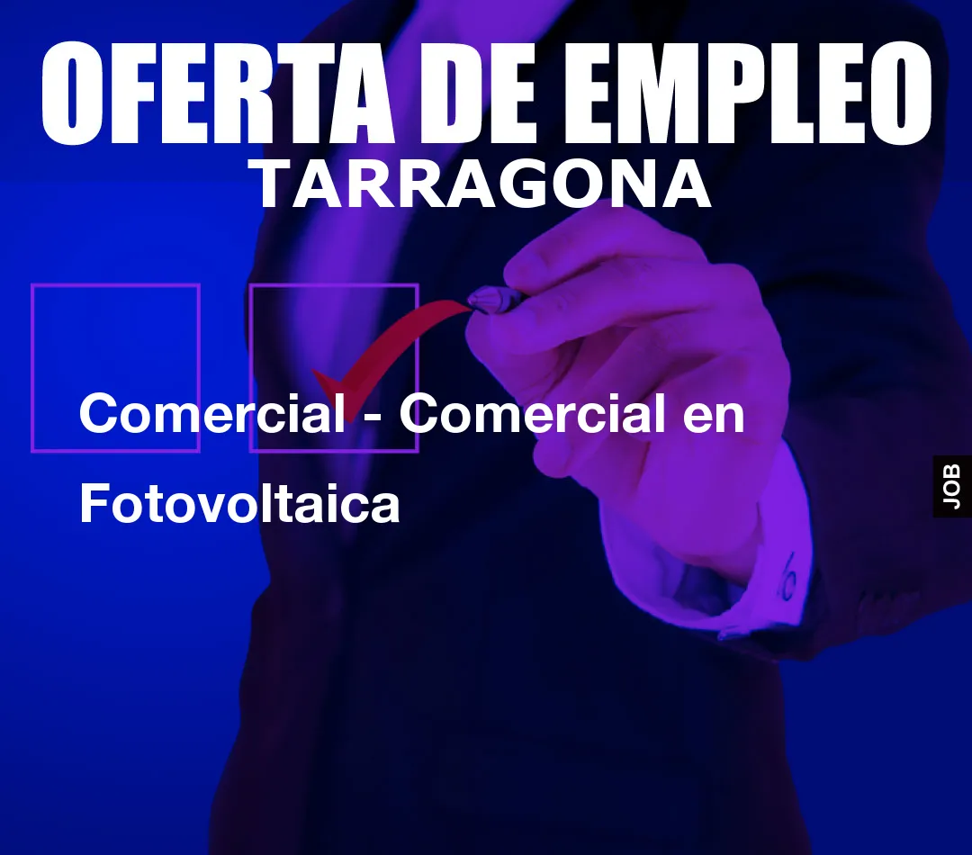 Comercial – Comercial en Fotovoltaica