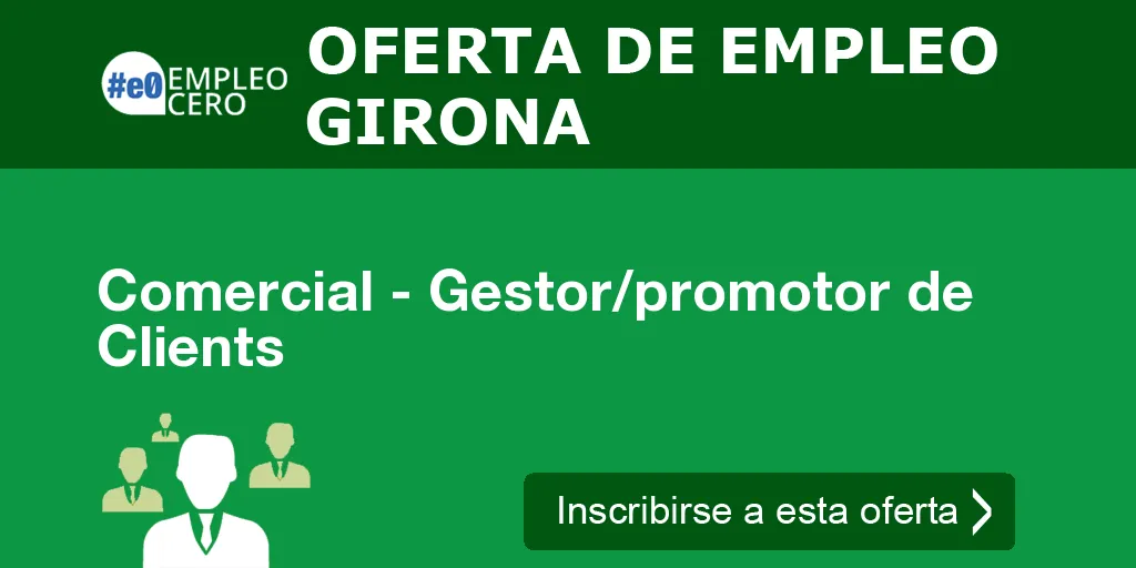 Comercial - Gestor/promotor de Clients