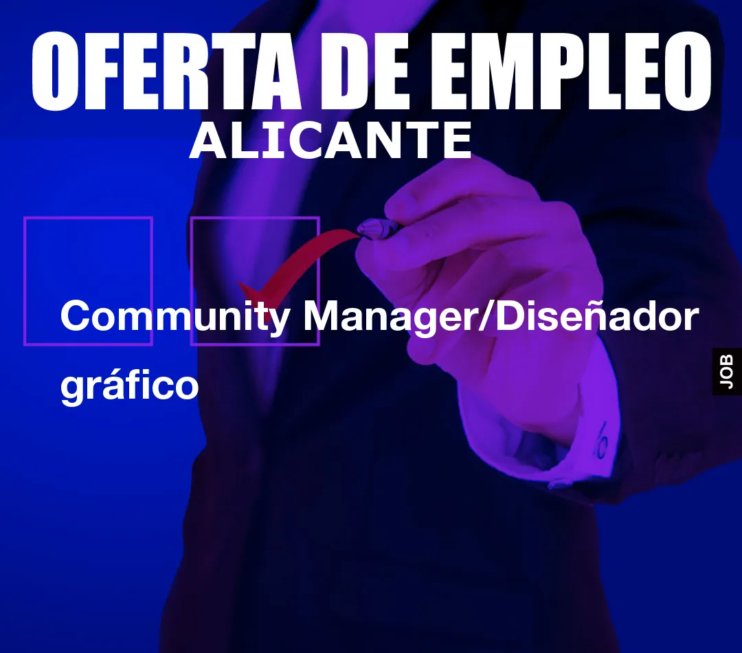 Community Manager/Diseñador gráfico